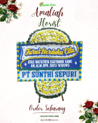 Papan Bunga Duka di Wita Ponda