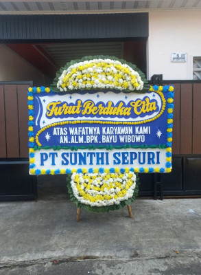 Papan Bunga Duka di Wita Ponda